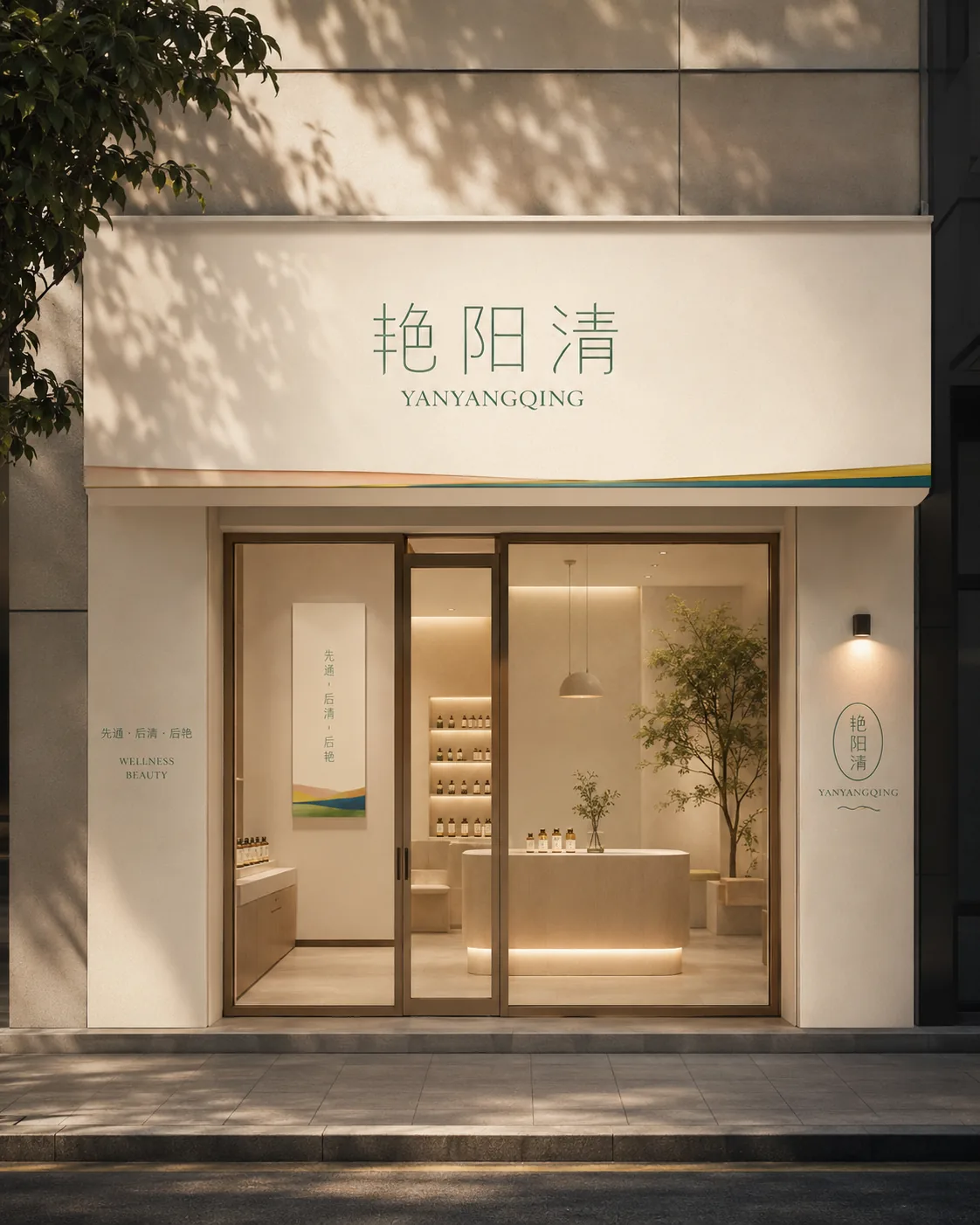 艳阳清门店与招牌系统